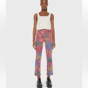 MOTHER Psychic Floral Women's Flare Jeans
